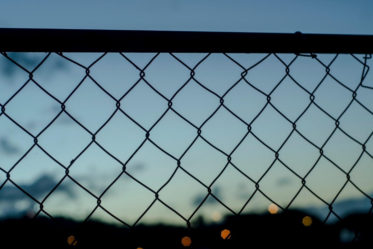Black temporary fence rental